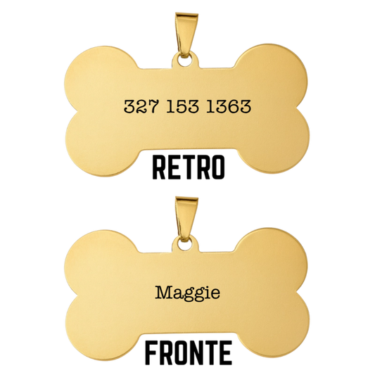 Medaglietta Cane Semplice